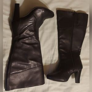 Leather Wide Calf/Width Tall Boots